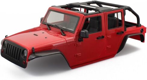 طقم هيكل صلب قابل للتحويل لسيارة جيب رانجلر 1/10 RC، لـ 1/10 RC Crawler TRX4 Axial SCX10 90046 90027 313 ملحقات تعديل هيكل قاعدة العجلات (أسود مطفي) in Saudi Arabia