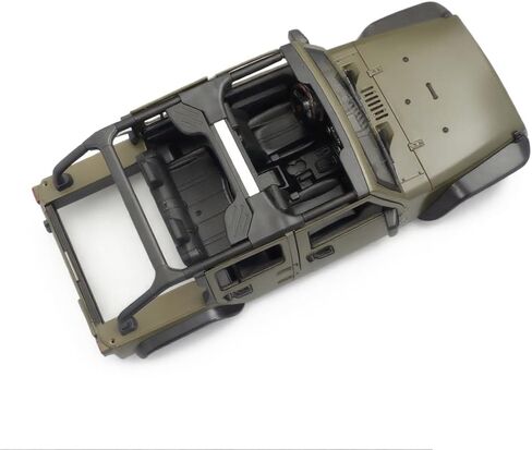طقم هيكل صلب قابل للتحويل لسيارة جيب رانجلر 1/10 RC، لـ 1/10 RC Crawler TRX4 Axial SCX10 90046 90027 313 ملحقات تعديل هيكل قاعدة العجلات (أسود مطفي) in Saudi Arabia