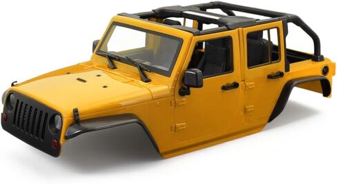 طقم هيكل صلب قابل للتحويل لسيارة جيب رانجلر 1/10 RC، لـ 1/10 RC Crawler TRX4 Axial SCX10 90046 90027 313 ملحقات تعديل هيكل قاعدة العجلات (أسود مطفي) in Saudi Arabia