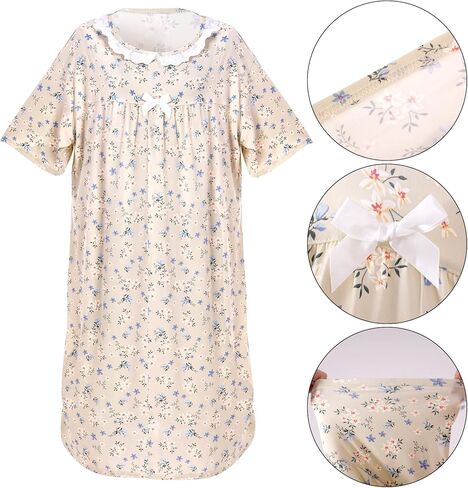 100 Days of School Costume Old Lady Costume School 100th Activity Suit Grandma Wig Granny Glasses Chain Necklace Dress in Saudi Arabia