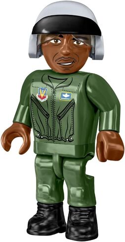 COBI Armed Forces SU-57 Felon Aircraft F-16D Fighting Falcon Plane in Saudi Arabia