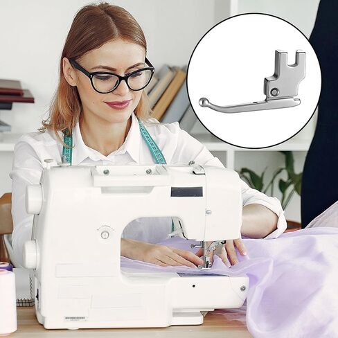 قطعة واحدة من قدم الضغط الخاصة بالخرز، خرزة فستان الزفاف للقدم، ماكينة خياطة معدنية بأقدام غرز مستقيمة، مجموعة أقدام ضاغطة مطرزة، مضادة للنسيج لفساتين السهرة، أقمشة الموضة in Saudi Arabia