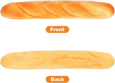 IMIKEYA Artificial French Long Bread Loaf: Soft Artificial Baguette Lifelike French Bread Model Long Loaf Food Display Realistic Fake Dessert Cake Pretend Play Food Photography Prop Kitchen Decoration in Saudi Arabia