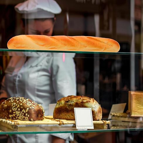 IMIKEYA Artificial French Long Bread Loaf: Soft Artificial Baguette Lifelike French Bread Model Long Loaf Food Display Realistic Fake Dessert Cake Pretend Play Food Photography Prop Kitchen Decoration in Saudi Arabia