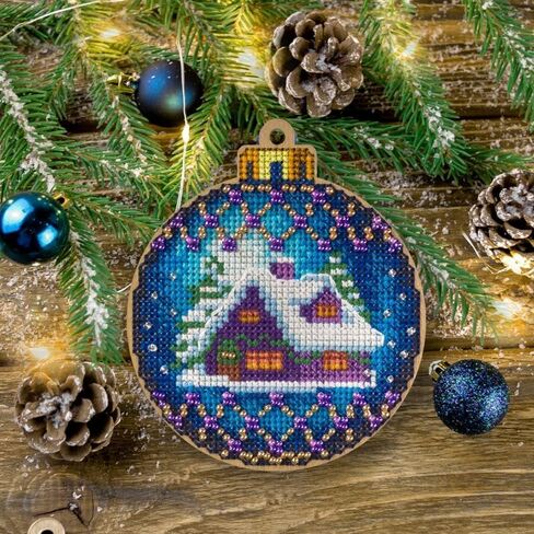 Wizardi Wonderland Crafts Cross-Stitch kit on Wood FLW-019 in Saudi Arabia