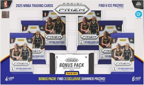 2025 Panini Prizm WNBA Basketball Flagship Trading Card Box (3 Pandora Prizms) in Saudi Arabia