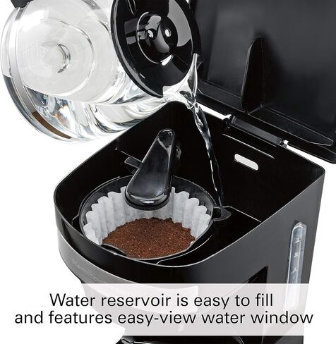 Hamilton Beach 46299 Programmable Coffee Maker, Black (Renewed) in Saudi Arabia