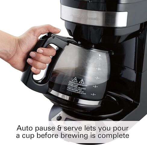 Hamilton Beach 46299 Programmable Coffee Maker, Black (Renewed) in Saudi Arabia