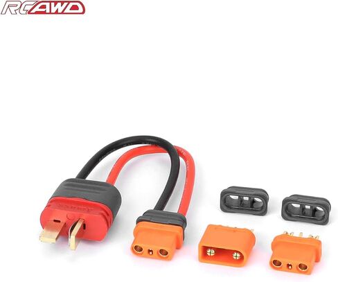RCAWD T Plug Male to Female IC2 Male Female Adapter Connector with IC2 Male and IC2 Female Replacement for RC Car Battery in Saudi Arabia