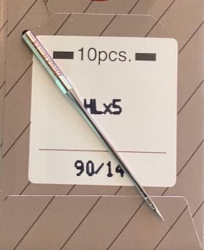 إبرة مع 50 إبرة عضو HLx5 لآلة الخياطة - مقاس 90/14 in Kuwait
