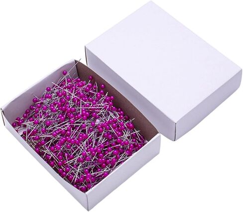 800pieces Dressmaking Pins Colorful Sewing Positioning Pins Round Head Quilting Pin for Sewing Dressmaking Crafting Project in Saudi Arabia