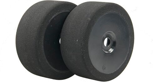 BSRC8030-B 1/8 Buggy 30 Shore Foam GT Tire Compound Black Dish Rim (2) in Saudi Arabia