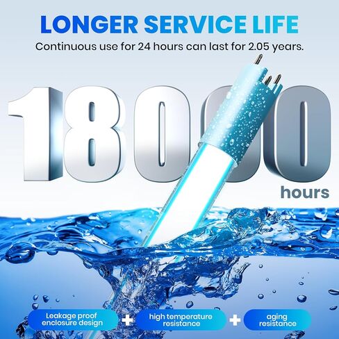 مصباح PROPART AQ-ÜV-L330C بديل ÜV لمرشحات المياه Aquasana للمنزل بالكامل - استبدال ضوء Aquasana بالأشعة فوق البنفسجية، عمر طويل 18,000 ساعة (تم شراؤه بعد يوليو 2019 أو لاحقًا) | 1-حزمة in Saudi Arabia