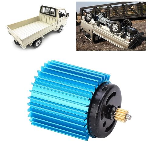 370 RC Car Motor, Mini Motor, 52000 RPM High Speed, Aluminum Alloy and Copper Material, Replacement for D12, Diameter 24.4mm / 0.96in, Length 45mm / 1.77in in Saudi Arabia