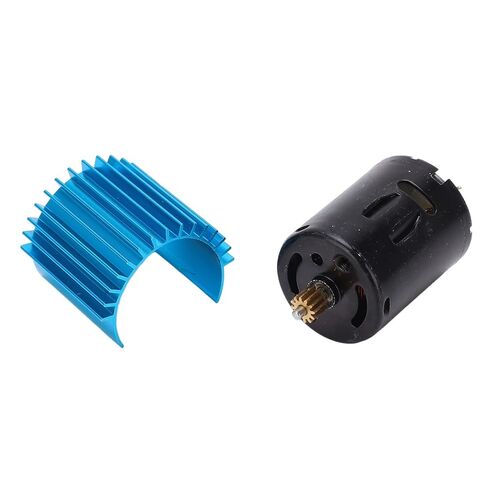 370 RC Car Motor, Mini Motor, 52000 RPM High Speed, Aluminum Alloy and Copper Material, Replacement for D12, Diameter 24.4mm / 0.96in, Length 45mm / 1.77in in Saudi Arabia