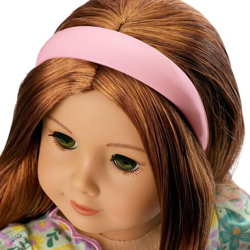 ملابس الدمى من American Girl Truly Me، مقاس 18 بوصة، فستان بتلات الباستيل، مع عصابة رأس وأحذية مسطحة، للأعمار من 6 سنوات فما فوق in Kuwait