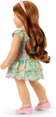 ملابس الدمى من American Girl Truly Me، مقاس 18 بوصة، فستان بتلات الباستيل، مع عصابة رأس وأحذية مسطحة، للأعمار من 6 سنوات فما فوق in Kuwait