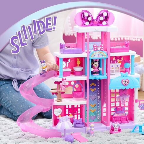 Disney Jr. Minnie Mouse Pet Hotel Playset, 23-Piece Hotel Set, 20 Inch Tall Playset, Ages 3 and Up in Saudi Arabia