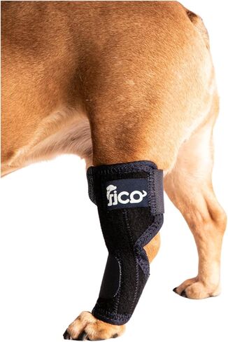 Dog Hock Brace for Ankle Support & Arthritis, Vet Approved Dog Back Leg Brace, Adjustable with Removable Splints, Orthopedic Support for Injuries, Sprains & Post-Surgery Recovery (X Small) in Saudi Arabia