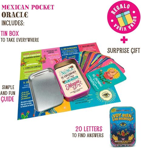 – Mexican Pocket Oracle “AM I ON The Right Path?" + Surprise Gift | Emotional Compass with Humor & Intuition. Spanish Edition in Saudi Arabia