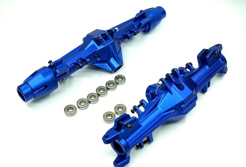CNC 7075Aluminum Front&Rear axle housing for LOSI LMT Monster Truck 1:8 (Blue) in Saudi Arabia