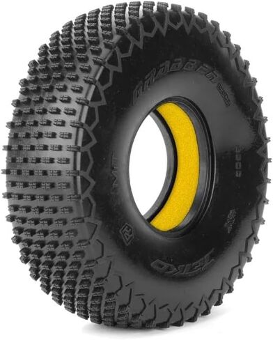 إطارات Powerhobby مقاس 2.2 بوصة Grabber فائقة النعومة 1/10 Rock Crawler مع إسفنج (2) in Saudi Arabia