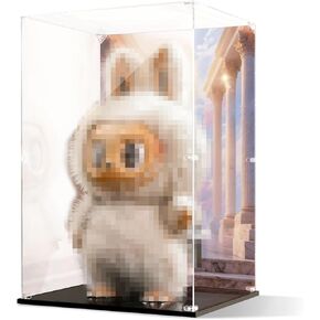 Transparent Dust-Proof Display Case (with Painted Backdrops), Compatible with Zimomo Angel in Clouds & Medium-to-Large Figurines - Collectible Protection & Storage Shield in Kuwait