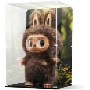 Transparent Dust-Proof Display Case (with Painted Backdrops), Compatible with Zimomo I Found You & Medium-to-Large Figurines - Collectible Protection & Storage Shield in Kuwait