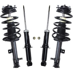 Detroit Axle - RWD Struts Shocks for 05-10 Chrysler 300 Dodge Magnum 06-10 Charger, 2006 2007 2008 2009 2010 Complete 2 Front Struts with Coil Spring 2 Rear Shock Absorbers Replacement Ready Struts in Saudi Arabia