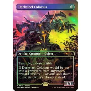 Darksteel Colossus (أكاديمية السحر) (بلا حدود) (رقائق معدنية) (001) MTG in Kuwait
