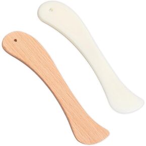 Dplolng 2 Pcs Sewing Seam Marker,Bone Folder ABS Quilting Marker Pressing Markers for Quilting Beech Wood Folding Bone Creaser Scoring Tool for Sewing Fabric Leather Bookbinding in Kuwait