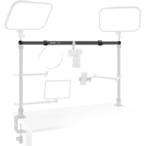 NEEWER Overhead Camera Mount Rig with Dual Ballhead Super Clamp/Phone Holder for Desktop Top Down Shots, Metal Multi Device Mount Platform for Photography Lighting, Max Load 26.5lb/12kg, NK002 in Kuwait