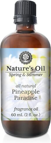Nature's Oil All Natural Pineapple Paradise Fragrance Oil, 60mL, 100% Natural, Vegan, Cruelty Free in Saudi Arabia