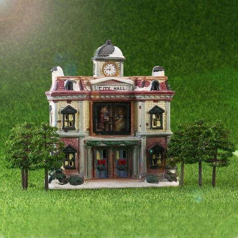 FAVOMOTO 20PCS Landscape Model Trees, Miniature Landscape Scenery Train Railways Trees Diorama Supplies for DIY Crafts Building Model Scenery Dark Green in Saudi Arabia