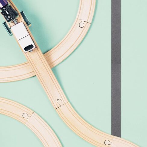 VANZACK 1 Roll Simulation Road Tape DIY Railway Road Decals Traffic Tapes for Train Sets Home Decorations in Saudi Arabia