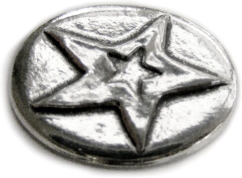 Basic Spirit Star - Wish : Pocket Token or Lucky Novelty Coin, One Inch, Handcrafted Lead-Free Pewter in Saudi Arabia