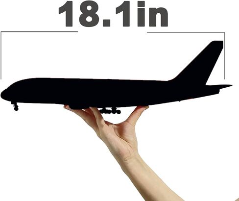 طائرة نموذجية A380 بمقياس 1/160 طائرة نموذجية A380 مع أضواء LED وإكسسوارات مشهد المطار عرض مثالي وهدية in Kuwait