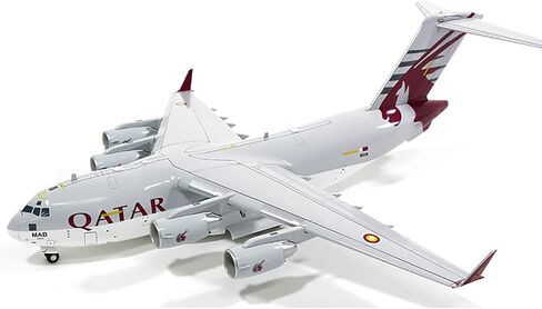 قطر C-17 طائرة نفاثة 1/200 نموذج طائرة نهائية طائرة مصبوبة لجمع هدايا المهرجانات in Saudi Arabia