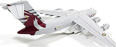 قطر C-17 طائرة نفاثة 1/200 نموذج طائرة نهائية طائرة مصبوبة لجمع هدايا المهرجانات in Saudi Arabia