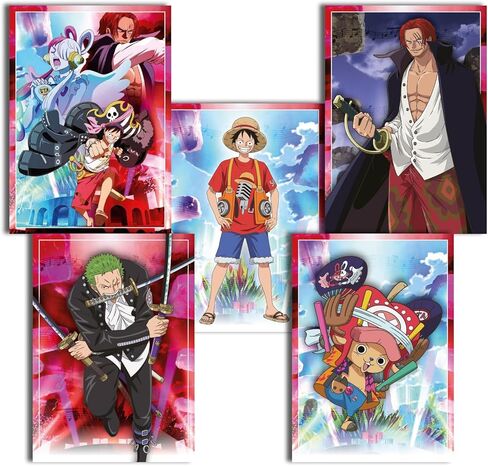Panini One Piece Red Trading Cards Box of 20 Cards + Booklet, 004666MCOUFC in Saudi Arabia