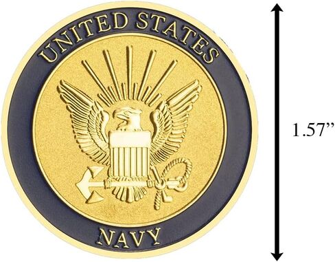 Navy Sailor’s Creed Challenge Commemorative United States Gold Plated Coin in Saudi Arabia