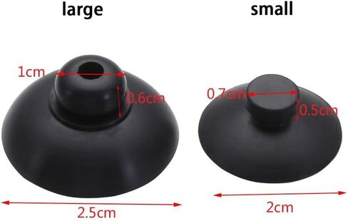10Pcs Aquarium Suction Cup Clip Fish Tank Pump Sucker Holder Aquatic Airlpump Pipe Tube Fixed Tools(Large) in Saudi Arabia