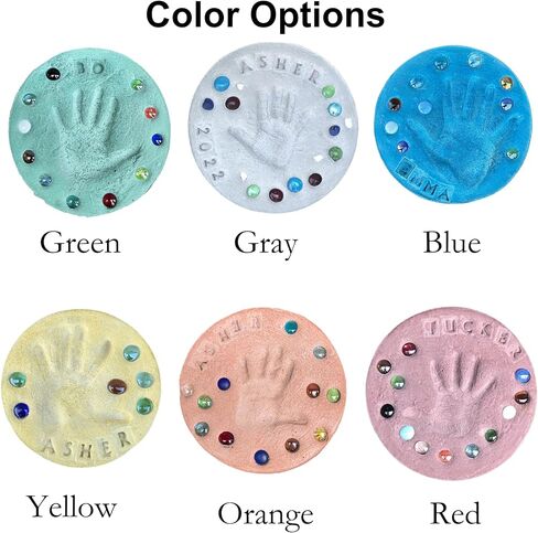 DIY Paw Print Kit for Pets, Personalized Memorial Stepping Stones for Gifts and Pets, Pet Garden Stone (10 Inch, Gray) in Saudi Arabia