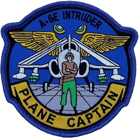 A-6 Plane Captain Patch – Plastic Backing in Saudi Arabia