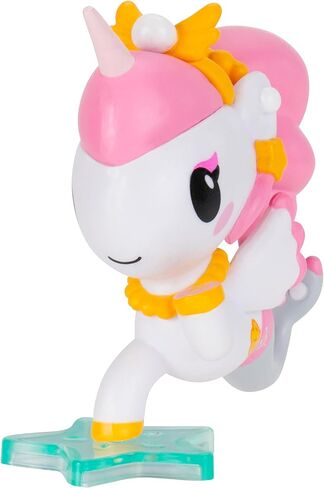 Jazwares Mermicorno: Starfall 2" 4 Figure Pack - Astra, Gwen, Sawtooth, & Kameko - Ages 5+ - Officially Licensed Mermicorno Product in Saudi Arabia
