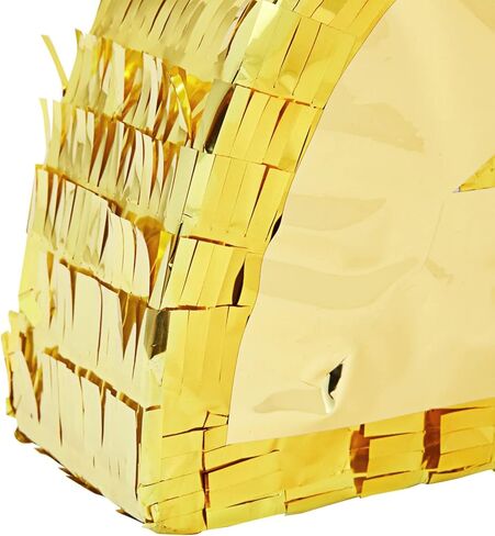 Juvale Gold Foil Number 2 Pinata - صغير 16 x 10.5 x 3 بوصة، ذهبي - بيناتا عيد ميلاد وقطعة مركزية in Kuwait