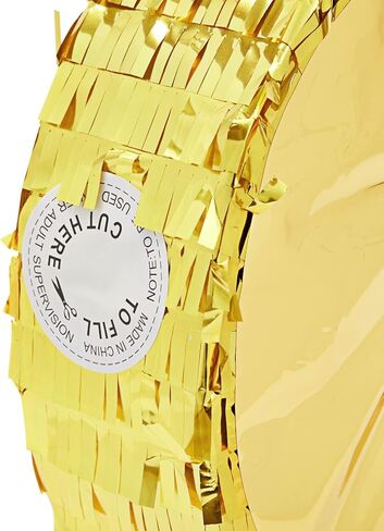 Juvale Gold Foil Number 2 Pinata - صغير 16 x 10.5 x 3 بوصة، ذهبي - بيناتا عيد ميلاد وقطعة مركزية in Kuwait