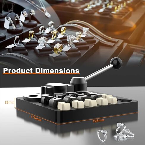 أداة ثني الحلقات من JAZORR، ثني الحلقة باستخدام حلقات من النايلون لصنع المجوهرات، أدوات قياس الحلقات، أداة ثني القرط متعددة الوظائف أدوات صنع المجوهرات in Kuwait