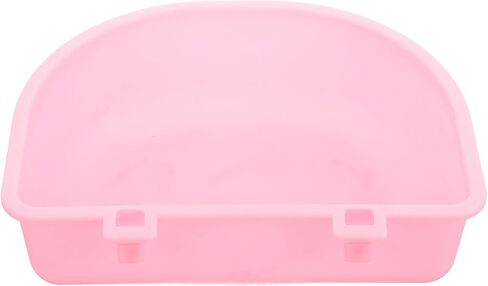 وعاء بلاستيكي معلق للحيوانات الأليفة للقطط والكلاب، وعاء تغذية عملي للجراء، حاوية طعام ومياه خفيفة الوزن، مناسبة للأقفاص والسفر، وردي in Kuwait