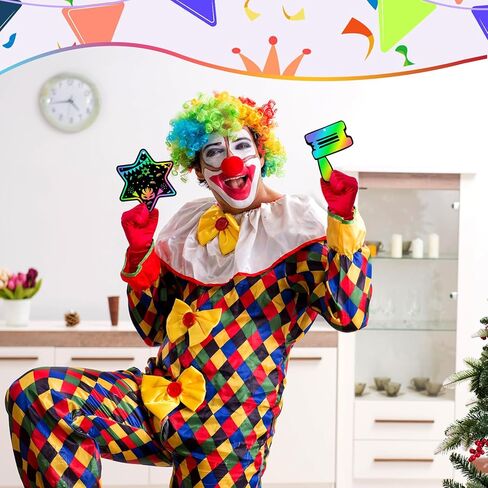 مجموعة بطاقات ورقية للخدش من Deekin 120 قطعة من مجموعة بطاقات الخدش للقناع اليهودي من أجل تلبيس حفلات Mardi Gras لصالح لوازم مشروع الرسم الفني بنفسك in Kuwait